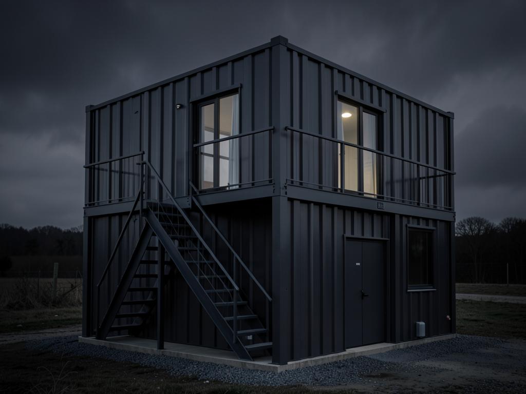Double Storey Shelter — fabricated by R.K. Steel