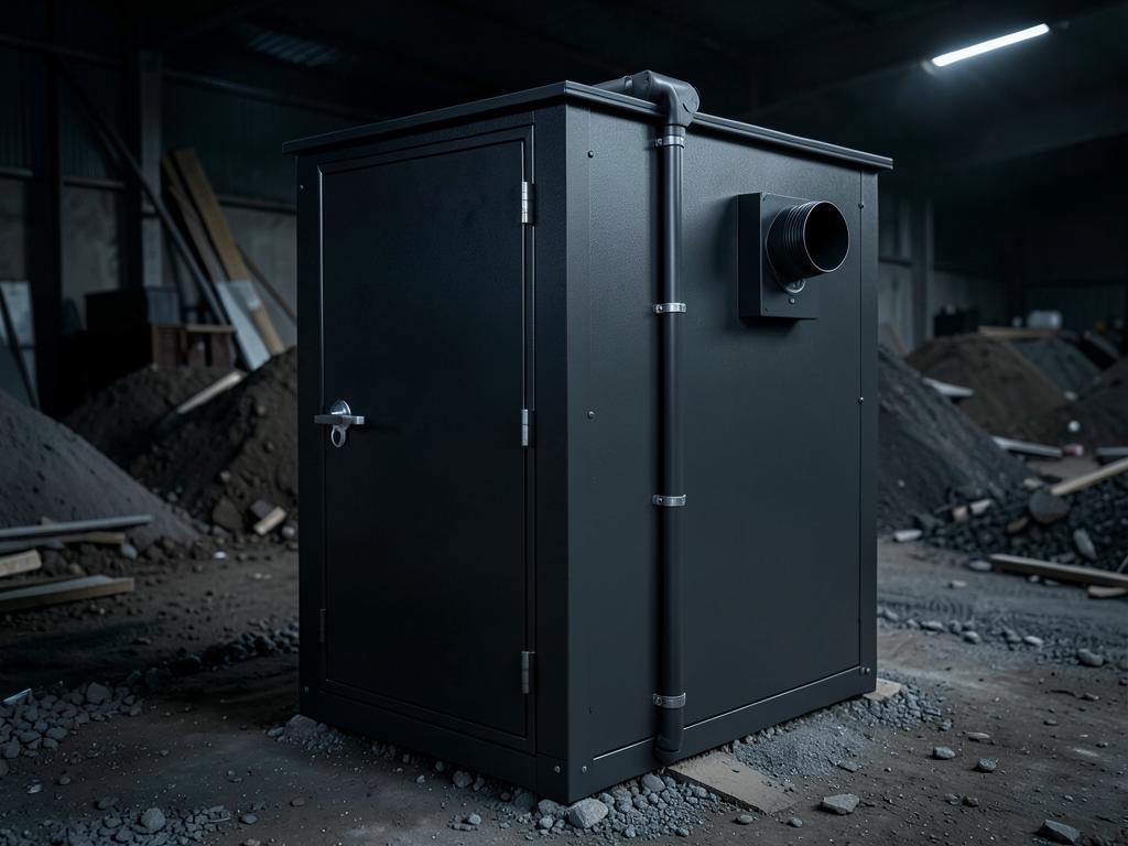 FD Flush Latrine (FFL) — fabricated by R.K. Steel