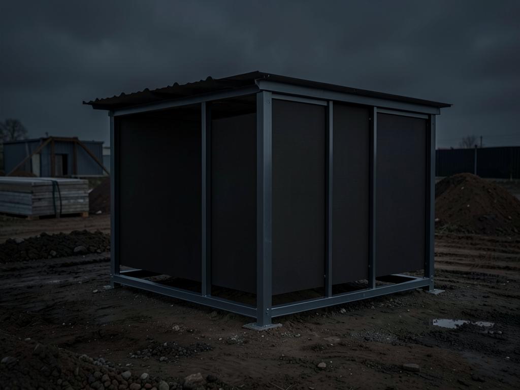 FRP Storage Shelter — fabricated by R.K. Steel