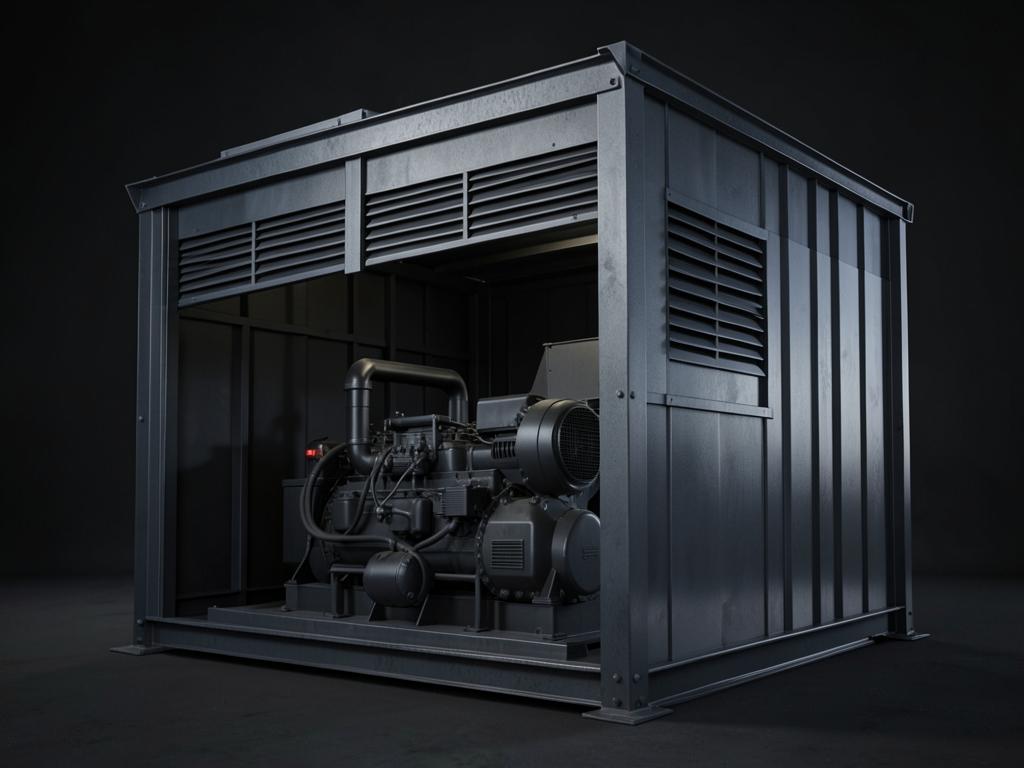 Generator Shed — fabricated by R.K. Steel