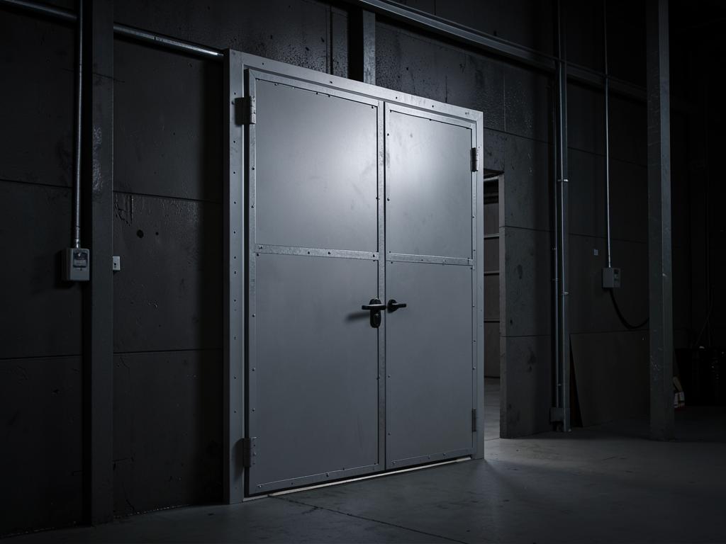 Steel Door — fabricated by R.K. Steel