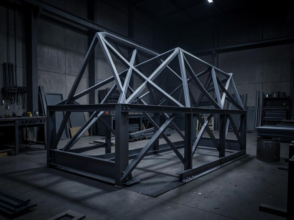 Steel Truss — fabricated by R.K. Steel