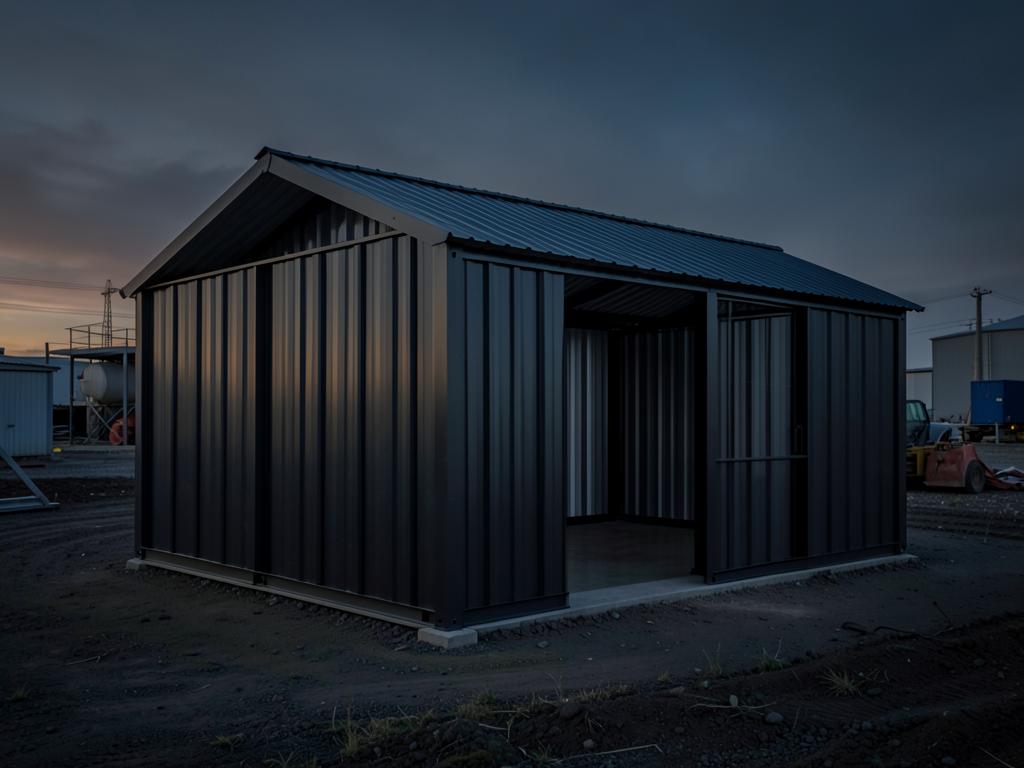 Storage Shelter — fabricated by R.K. Steel