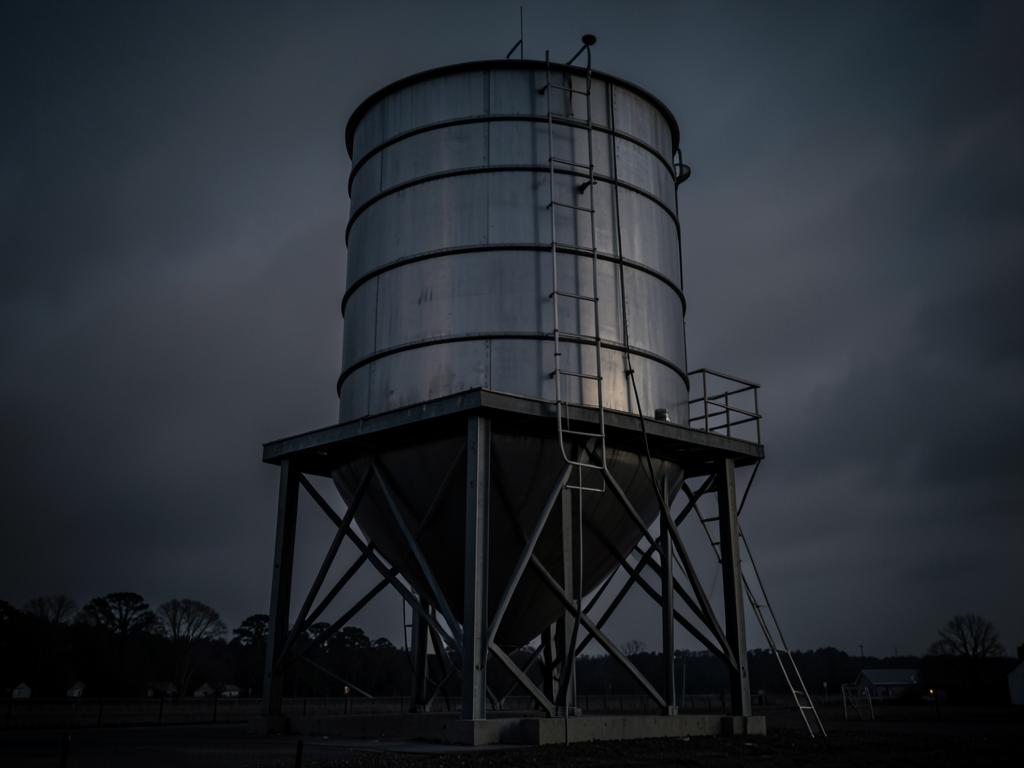 Water Staging Tank — fabricated by R.K. Steel